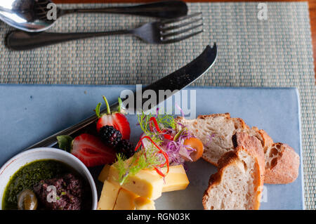 Delicous plaqué, mais unstaged, de l'alimentation. Banque D'Images