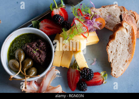 Delicous plaqué, mais unstaged, de l'alimentation. Banque D'Images