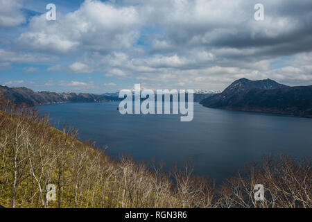 L'Akan Hokkaido Mashu, Parc National, le lac Mashu Banque D'Images