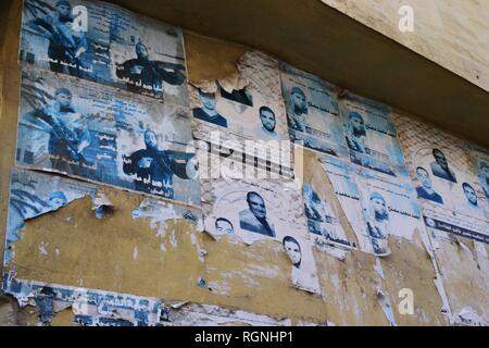 Camp de réfugiés palestiniens à Westbank, Palestine Banque D'Images