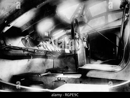 Cockpit de l'avion, 1933 transatlaincic Banque D'Images