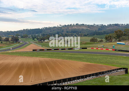 Mount Panorama circuit de course automobile à Bathurst, de central tablelands, New South Wales, Australie Banque D'Images