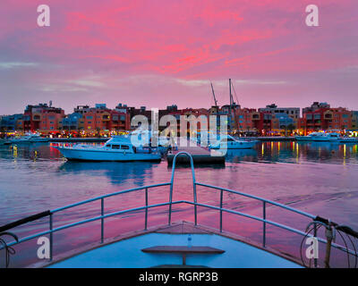 Yachten, Marina, Hurghada, Aegypten Banque D'Images