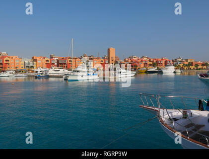 Yachten, Marina, Hurghada, Aegypten Banque D'Images