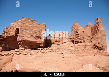 Le Wupatki National Monument est un monument national américain situé dans le centre-nord de l'Arizona, près de Flagstaff. Riche en ruines amérindiennes, le monumen Banque D'Images