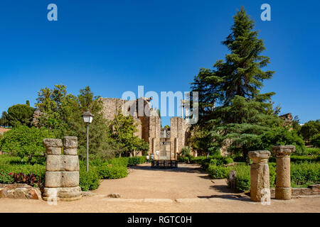 Merida, Badajoz, Espagne ; Mai 2015 : Vestiges romains de Mérida, site archéologique classé au Patrimoine Mondial de l'UNESCO. Banque D'Images