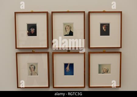 ANDY WARHOL PHOTOS POLAROID 2 Février - 13 avril 2019 BASTIAN , , Londres Banque D'Images