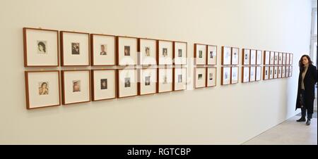 ANDY WARHOL PHOTOS POLAROID 2 Février - 13 avril 2019 BASTIAN , , Londres Banque D'Images