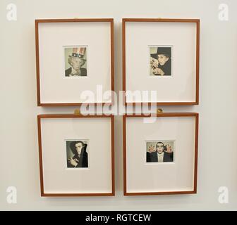 ANDY WARHOL PHOTOS POLAROID 2 Février - 13 avril 2019 BASTIAN , , Londres Banque D'Images