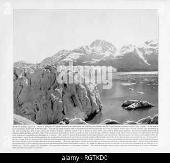 Muir Glacier, Alaska, Alaska, 1893 Photographie Ancienne Banque D'Images