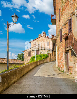 Panicale, village idyllique dans la province de Pérouse, Ombrie, Italie. Banque D'Images