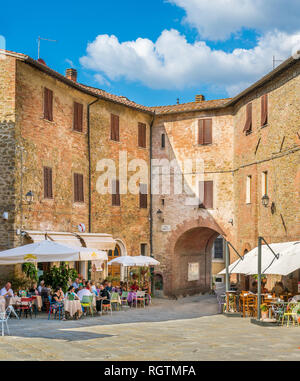 Panicale, village idyllique dans la province de Pérouse, Ombrie, Italie. Banque D'Images