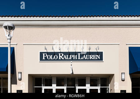 Polo Ralph Lauren factory store, Orlando, Floride, USA. Banque D'Images