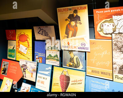 Le Musée postal de Londres Royal Mail Sightseeing History Banque D'Images