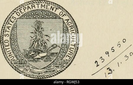 . Bulletin. 1901-13. L'agriculture ; l'Agriculture. Nous, DÉPARTEMENT AMÉRICAIN DE L'AGRICULTURE, BUREAU DE L'INDUSTRIE DES PRODUITS-BULLETIN N° 225. B. T. GALLOWAY, chef de bureau. La maladie des points d'un chou-fleur. Lucia Mcculloch, Assistant Scientifique, Laboratoire de pathologie végétale. Publié le 29 août 1911.. WASHINGTON : Imprimerie du gouvernement. 1911.. Veuillez noter que ces images sont extraites de la page numérisée des images qui peuvent avoir été retouchées numériquement pour plus de lisibilité - coloration et l'aspect de ces illustrations ne peut pas parfaitement ressembler à l'œuvre originale.. United States. Bureau de l'industrie des végétaux, Soi Banque D'Images