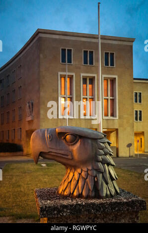 Flughafen Tempelhof, Berlin, Banque D'Images