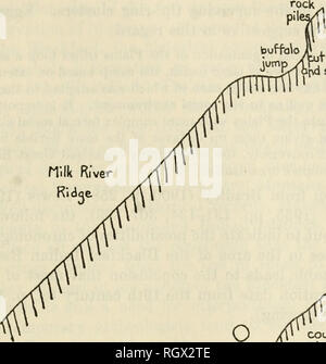 . Bulletin. De l'ethnologie. Anthrop. Pap. N° 62] STONE TIPIS-KEHOE 461 crânes. Milk River. Veuillez noter que ces images sont extraites de la page numérisée des images qui peuvent avoir été retouchées numériquement pour plus de lisibilité - coloration et l'aspect de ces illustrations ne peut pas parfaitement ressembler à l'œuvre originale.. Smithsonian Institution. Bureau of American Ethnology. Washington : G. P. O. Banque D'Images