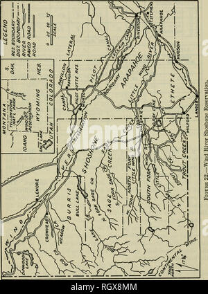 . Bulletin. De l'ethnologie. Anthrop. Pap. N° 41] WIND RIVER SHOSHONE SUN DANCE-SHIMKIN 465. Veuillez noter que ces images sont extraites de la page numérisée des images qui peuvent avoir été retouchées numériquement pour plus de lisibilité - coloration et l'aspect de ces illustrations ne peut pas parfaitement ressembler à l'œuvre originale.. Smithsonian Institution. Bureau of American Ethnology. Washington : G. P. O. Banque D'Images