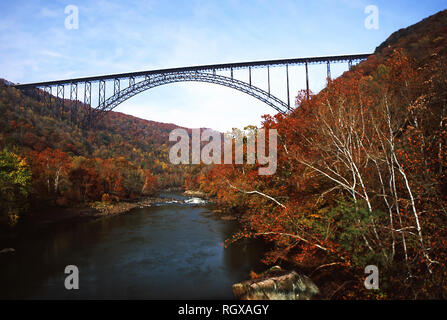 New River Gorge Bridge, West Virginia Banque D'Images