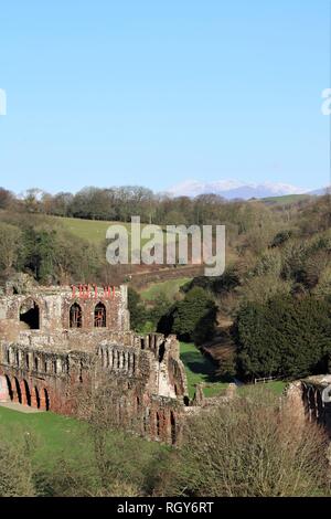 Royaume-uni l''Abbaye de Furness, Barrow in Furness , Cumbria. Vue sur l''Abbaye de Furness. Péninsule de Furness. Banque D'Images