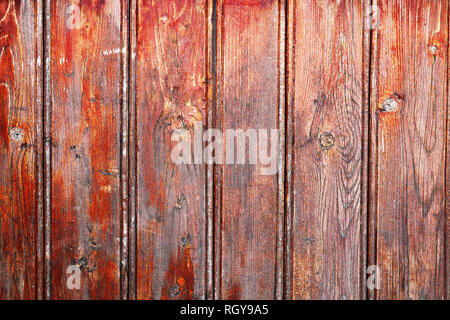 Planches en bois patiné sur wall texture prêt pour votre conception Banque D'Images