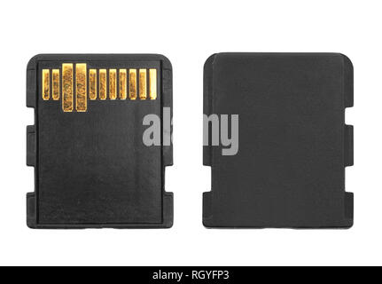 Mémoire USB Flash Drive isolé sur fond blanc Banque D'Images