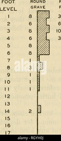 . Bulletin. De l'ethnologie. 114 BUREAU OF AMERICAN ETHNOLOGY [Bull. 129 42 pour cent du total, ont été tellement troublée ou autrement rendu disponible pour cette étude. Toutefois, les conclusions tirées reste seulement sur les sépultures de wliich le type pourrait certainement être déterminé. Il est peu étonnant que de toute sorte de la stratigraphie n'a pu être trouvé en raison de la façon dont les coquilles s'accumuler par la lenteur d'accrétions qui étaient éparpillés irrégulièrement sur la surface et en vue de la quantité relativement importante de creuser des autochtones dans ces tas de déchets. Il est possible de trouver que la stratigraphie Banque D'Images