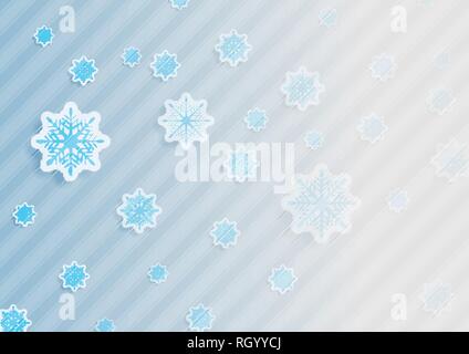 Gris et Bleu abstrait fond vecteur de Noël Illustration de Vecteur
