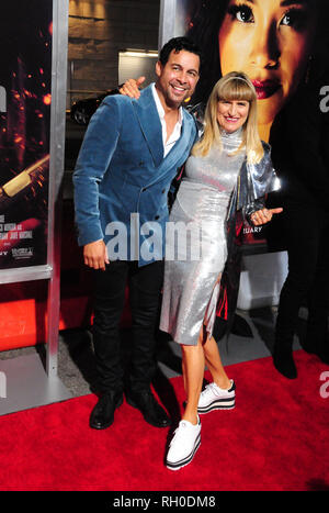 Los Angeles, Californie, USA. 30Th jan 2019. Acteur Jon Huertas et directeur Catherine Hardwicke assister à Premiere de Columbia Pictures' 'Miss Bala' le 30 janvier 2019 au stade 14 Regal LA Live à Los Angeles, Californie. Credit : Barry King/Alamy Live News Banque D'Images