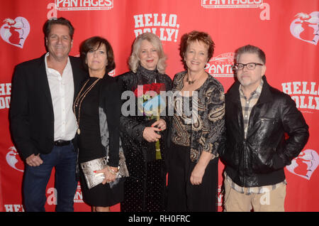 Hollywood, CA. 30Th Jan, 2019. Jimmy Van Patten, Connie Needham, Dianne Kay, Laurie Walters, Adam riche à l'Hello Dolly ! Los Angeles Première Mondiale au Pantages Theatre le 30 janvier 2019 à Hollywood, Californie. Crédit : David Edwards/media/Alamy Punch Live News Banque D'Images