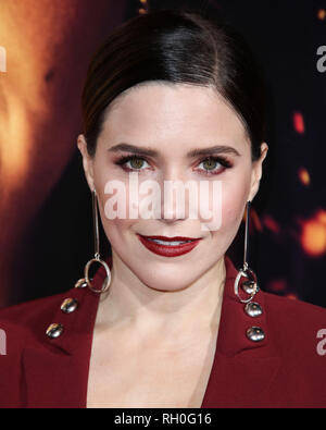 LOS ANGELES, CA, USA - Le 30 janvier : actrice Sophia Bush portant cinq un Sept arrive à la Los Angeles Premiere de Columbia Pictures' 'Miss Bala' tenue à Regal Cinemas L.A. Stade 14 en direct le 30 janvier 2019 à Los Angeles, Californie, États-Unis. (Photo par Xavier Collin/Image Press Office) Banque D'Images