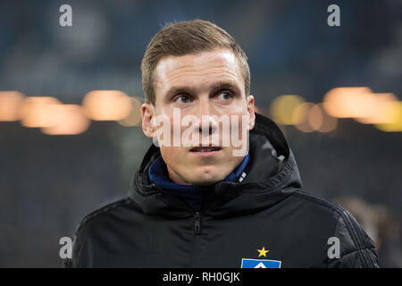 Hamburg, Deutschland. 30Th jan 2019. coach Hannes WOLF (HH), demi-longueur, football 2. Bundesliga, 19. Journée, Hambourg Hambourg Hambourg (HH) - SV Sandhausen (SH) 2 : 1, le 30/01/2019 à Hambourg/Allemagne. ¬ | Conditions de crédit dans le monde entier : dpa/Alamy Live News Banque D'Images