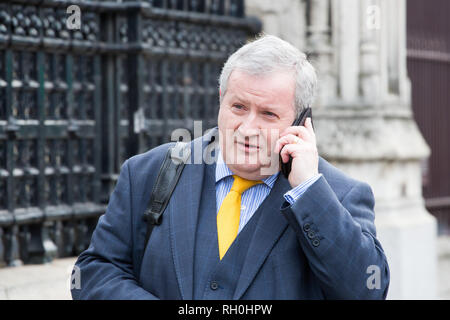 London, UK .Le 31 janvier ,2019. Ian Blackford Député de Ross, Skye et promenades à l'extérieur de l'Lochaber Chambres du Parlement. Crédit photo : George Cracknell Wright/Alamy Live News Banque D'Images