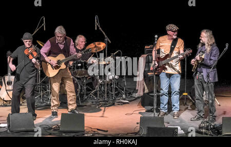 Tewkesbury, Royaume-Uni. 30Th Jan 2019.Fairport Convention l'exécution à l'Roses Theatre Tewkesbury sur la première nuit de leur tournée 2019 Win. Crédit : charlie bryan/Alamy Live News Banque D'Images