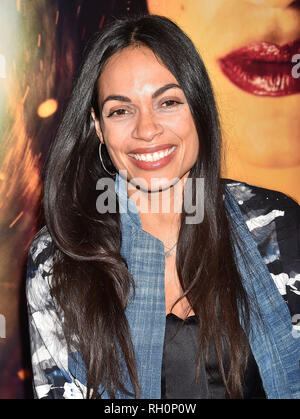 Los Angeles, Californie, USA. 30 janvier, 2019. Rosario Dawson assiste à la première de Columbia Pictures' 'Miss Bala' au stade 14 Regal LA Live le 30 janvier 2019 à Los Angeles, Californie. Crédit : Jeffrey Mayer/Alamy Live News Banque D'Images