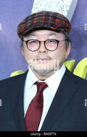 Londres, Royaume-Uni. 31 janvier, 2019. Yukito Kishiro, Alita : Battle Angel - Première mondiale, Leicester Square, Londres, Royaume-Uni, 31 janvier 2019, photo de Richard Goldschmidt : Riche de crédit Gold/Alamy Live News Banque D'Images