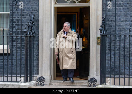 Geoffrey Cox, Procureur Général, feuilles numéro 10 Downing Street après une réunion du Cabinet Banque D'Images