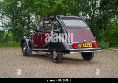 1980 Citroën 2CV Charleston voiture française classique Banque D'Images