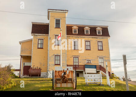 Cour à Bonavista, Terre-Neuve. St John's, Terre-Neuve et Labrador, Canada. Banque D'Images