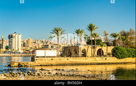 Panorama de la ville de Sidon au Liban Banque D'Images