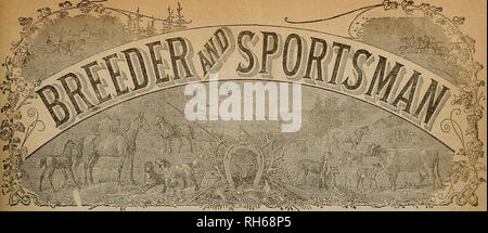 . Source et sportsman. Les chevaux. Tome IX. N° 18. 1*0. MONTGOMERY 508 STBEET SAN FRANCISCO. Samedi, 30 octobre, 1886. Notes sportives. En ce qui concerne l'un des éleveurs de pur-sang de la Californie sont derrière l'âge, et il n'est plus visible. Beaucoup d'entre eux leurs chevaux de marque avec la plupart des noms grotesques. Dans l'illustration prendre la chance B., John A., Clara D., Billy*lhe-Kid, Billy Ayres, Jim Douglas, et beaucoup d'autres avec un anneau. Un cheval noble ne doit pas avoir un nom de l'ignoble. Il ne peut pas courir plus vite, plus longtemps, ou être un support de poids pour mieux hav- tion soit un nom poétique ou classique, mais la la Banque D'Images