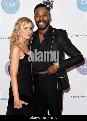 Los Angeles, Californie, USA. Jan 31, 2019. Kim Dickens et Coleman Domingo au casting Society of America's 34th Annual Artios Awards tenue au Beverly Hilton Hotel. Credit : Birdie Thompson/AdMedia/ZUMA/Alamy Fil Live News Banque D'Images