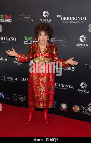 Los Angeles, USA. 31 janvier, 2019. Gina Lollobrigida assiste à 'tournage Italie - Los Angeles' Festival à Harmony Gold Theatre le 31 janvier 2019 à Los Angeles. Crédit : Vladimir M. Yazev/Alamy Live News. Banque D'Images