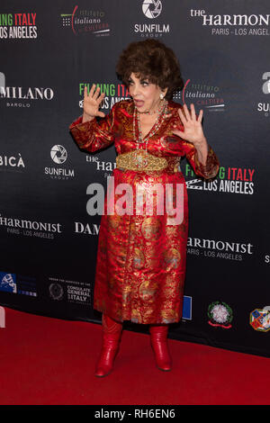 Los Angeles, USA. 31 janvier, 2019. Gina Lollobrigida assiste à 'tournage Italie - Los Angeles' Festival à Harmony Gold Theatre le 31 janvier 2019 à Los Angeles. Crédit : Vladimir M. Yazev/Alamy Live News. Banque D'Images
