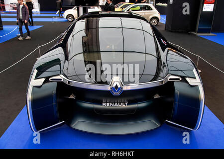 Paris, France. 31 janvier 2019. L'Expérience du Grand Prix Creativ : Renault EZ-Ultimo - le Festival International de l'Automobile réunit à Paris les plus belles voitures de concept fabriquées par les constructeurs automobiles, du 30 janvier au 3 février 2019. Crédit : Bernard Menigault/Alay Live News Banque D'Images