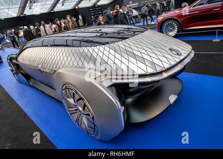 Paris, France. 31 janvier 2019. L'Expérience du Grand Prix Creativ : Renault EZ-Ultimo - le Festival International de l'Automobile réunit à Paris les plus belles voitures de concept fabriquées par les constructeurs automobiles, du 30 janvier au 3 février 2019. Crédit : Bernard Menigault/Alay Live News Banque D'Images