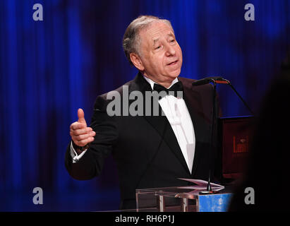 Dresde, Allemagne. 06Th Feb 2019. Jean Todt, Président de la FIA à la 14e Semperopernball. La devise de cette année, la balle est 'Fascination Dresden - rêves'. Credit : Britta Pedersen/dpa-Zentralbild/dpa/Alamy Live News Banque D'Images