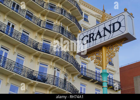 Le Grand Hôtel de Brighton, East Sussex, Angleterre. Banque D'Images