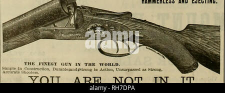 . Source et sportsman. Les chevaux. Procurer un à YOl'H AKWSDEALER. C'est immense ! Vous serez ravis de n°1 à n°6 50 cents par CDP. À partir du n°7 * 75 bout' " * OU ABONNEZ-VOUS À ELLE POUR CE OUI. Itlspabllsbed semi-mensuels pendant la course mais est soies et 810 par an. GOODWIM Adresse BROS., 341 Broadway. Kf-w Ville de New York. Piège pour les armes à feu des États-Unis. Poser TOUB DEALEE LES FOB. Envoyer pour IlIuDaWd catalogue. MtrTPTAOTPBED CI  = LE CHASSEUR ARMS COMPANY, srcx-EusoBs tolc. smith Pulton* N. ?.. LEFEVER ^ FUSILS HAMMERLESS ET D'ÉJECTION.. ANTAL-MIDY ces minuscules capsules sont superlo JE Banque D'Images
