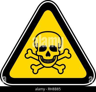 Symbole de danger Avertissement triangulaire Illustration de Vecteur